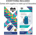Choose Friendship Bracelet Making Kit – 20 Pre-Cut Threads, Portable Loom - Image 3