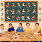 OBUSATT 60 Pcs Basketball Player Theme Cutouts Basketball Bulletin Board - Image 5