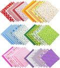 AUEAR, 42 Pack Quilting Fabric 10"X10" Cotton Fat Squares Sheets Printed Floral by AUEAR