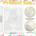 Paint by Numbers for Adult, Cat Paint by Numbers Kit for Adults Beginners - Image 3