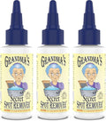 Grandma's Secret Spot Remover Laundry Spray - Chlorine, Bleach and Toxin-Free Fabric Stain Remover for Clothes - Removes Oil, Paint, Blood and Pet Stains - 2 Oz, 3 Pack