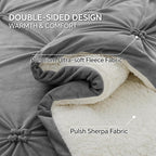 BEDELITE Pintuck Fluffy Twin Comforter Set - Image 5