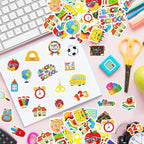 300Pcs Back to School Foam Stickers, Colorful Self-Adhesive First Day of School - Image 4