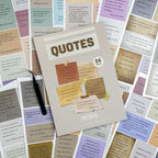 Prstincol 24 Sheets Vintage Motivational Quote Stickers Pad wtih Tweezer by PRSTINCOL