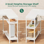Huuger L Shaped Office Desk - Image 7