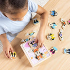 Melissa & Doug Disney Minnie Mouse Dress-Up Puzzle, 18 Pieces Mix and Match - Image 2