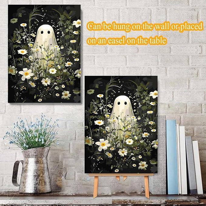 Halloween Framed Paint by Numbers Kits - Image 3