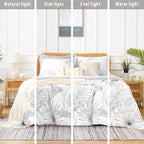 LEMIROE Botanical Cotton Comforter Queen Size - Image 6
