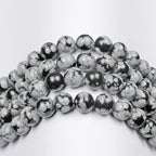 MJDCB Snowflake Obsidian Beads Round Natural Stone Beads - Image 6