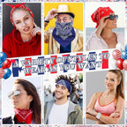 100 Pack Bandanas Unisex Paisley Bandanas Bulk Multi Purpose Cowboy Head Wrap - Image 2