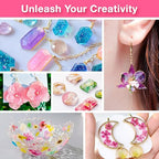 YIEHO 300g UV Resin Kit with Light and Molds, Upgraded Crystal Clear Hard UV - Image 6