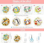 Zhenqing 4 Pack Bird Cross Stitch Kit - Image 6
