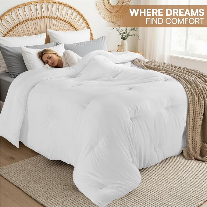 Utopia Bedding Comforters King Size, All Season Duvet Insert, Down Alternative - Image 4