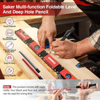 Saker Multi-Function Foldable Level and Deep Hole Pencil Set, Gifts - Image 6