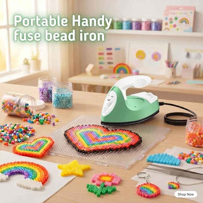 Honoson Mini Craft Iron Mini Heat Press Small Iron 3.93 x 2.36 x 2.76 in - Image 4