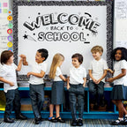 AnyDesign 6 Rolls 47Ft Ruffled Bulletin Board Borders Fabric Bulletin Border - Image 6