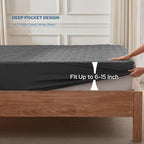 BEDLORE Waterproof Mattress Protector, Twin XL Size Mattress Pad - Image 4