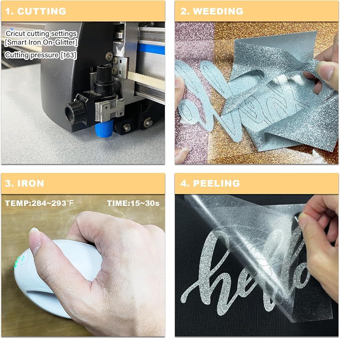 Glitter HTV Heat Transfer Vinyl Rolls - Image 5