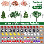 109 Pcs Fairy Garden Accessories Fairy Garden Kit Miniature Fairy Figurines - Image 5