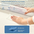BEDLORE Waterproof Mattress Protector, King Size Mattress Pad - Image 2