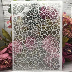TIAMECH A4 Reusable Crackle Texture Stencil - Image 3