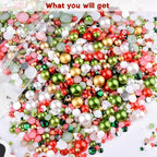 75g Mix Resin Pearls Rhinestones Kit, 3-10mm Half Pearls and 2-6mm Flatback - Image 7