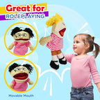 4E's Novelty Multicultural Hand Puppets - Image 4