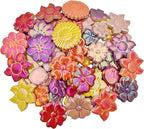 500g/1.1lb Ceramic Mosaic Tiles Mixed Shapes of Flowers, Mushrooms - Image 6