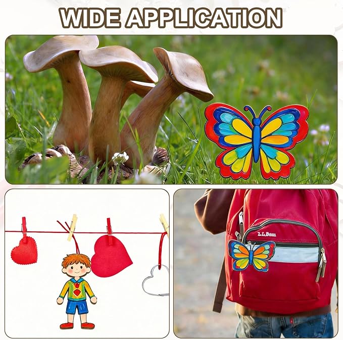MECCANIXITY 50 Pcs Unfinished Wooden Person Cutouts 1.89 Inch People Figure - Image 7