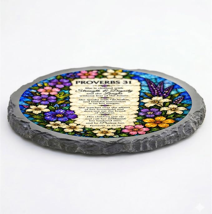 Magnolia Garden 10-Inch Proverbs 31 Bible Verse - Image 3