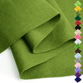 Soft Felt Fabric Sheet 18" x 36", 1.6mm Acrylic Craft Felt, Moss Green | Soft by AblemeDeco