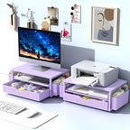 Spacrea Desk Organizer and Accessories, Computer Monitor Stand Riser - Image 7