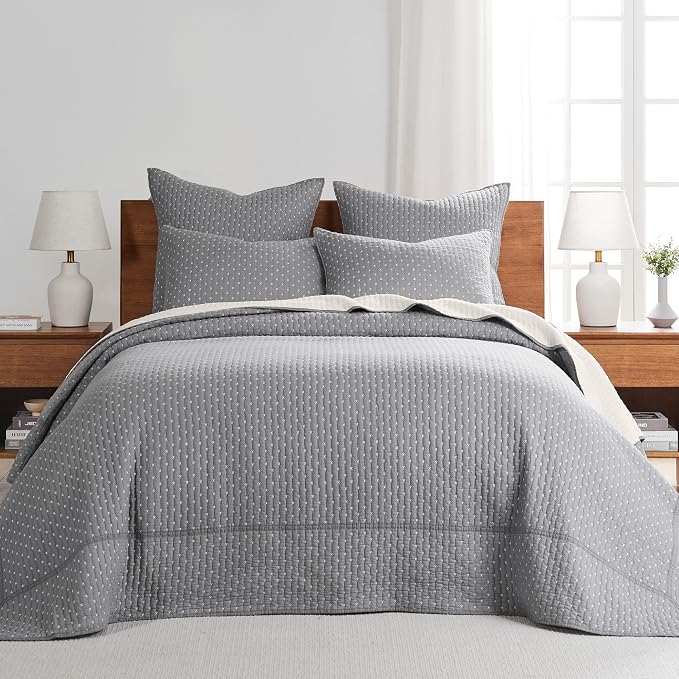 Levtex Home Cross Stitch Reversible King Bedspread Set by LevtexHome