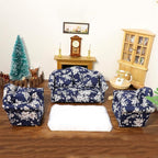 Dollhouse Couch with Pillow 1 12 Scale Miniature Sofa Arm Chair Living Room - Image 6