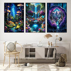 3 Pack Framed Paint by Numbers for Adult - Image 2