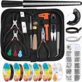 Audab Jewelry Wire Wrapping Jewelry Making Supplies Kit, Ring Sizer Measuring by Audab
