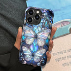 ZHEGAILIAN Case for iPhone 14 Pro, Stained Glass Butterfly Aesthetic Durable - Image 5