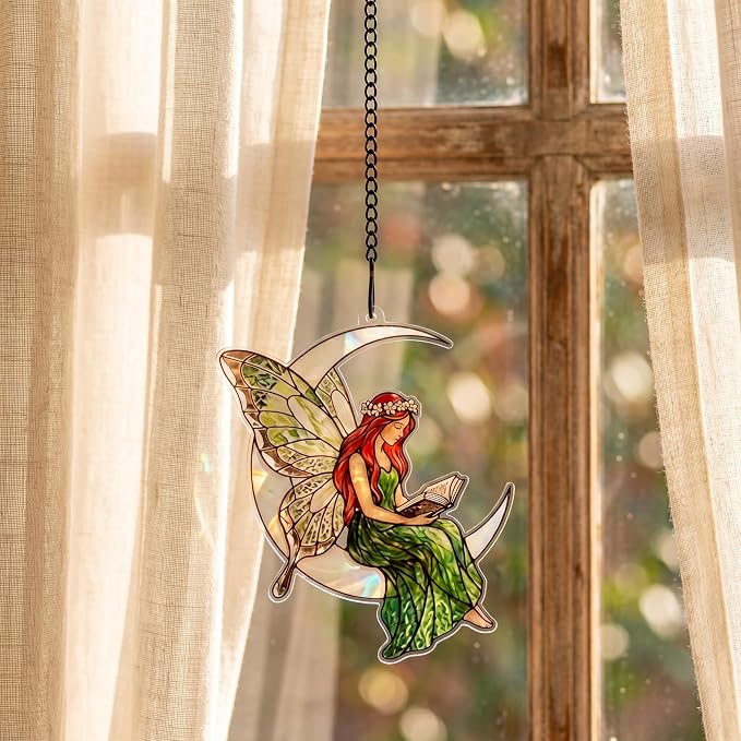 Book Lovers Gifts Fairy Ornament, Teacher Gifts - Image 9