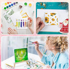 Moinchore 100 Pcs 4 x 4 Inch Mini Painting Canvas Panels Art Painting Canvases - Image 4