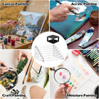YEXEXINM 2 Pcs Clear Paint Organizer - Image 7