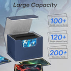 Mlikero Card Deck Box, Commander Deck Box Holds 100+ Double-Sleeved Cards - Image 2