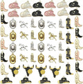 Western Cowboy & Cowgirl Charms, Boot Gun Hat Horse Cactus Trinkets by stino