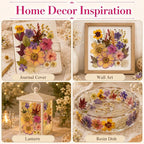 163 pcs Dried Flowers for Resin, Natural Flowers and Leaves Kit - Image 8