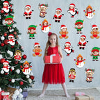 48 Set Christmas Santa Elf Reindeer Snowman Nutcracker Gingerbread Man Penguin - Image 7