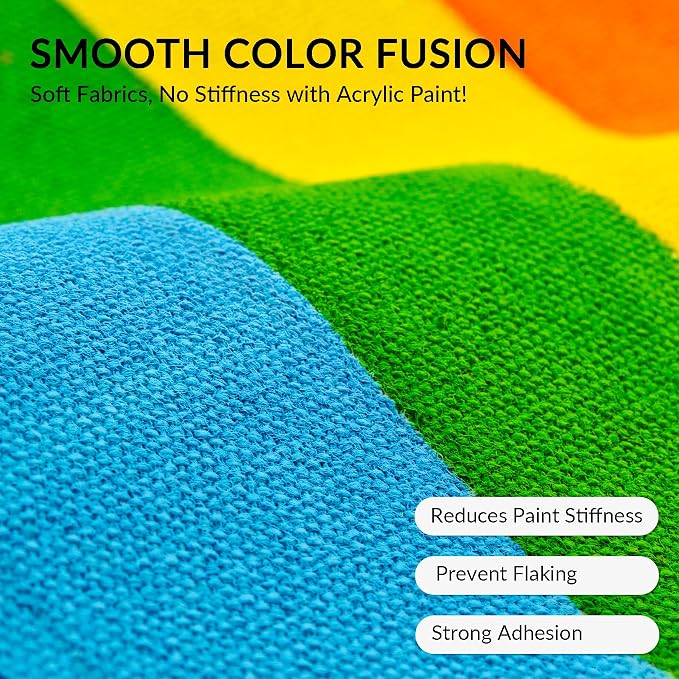 8.45 fl oz Professional Fabric Medium, Fabric Paint Medium - Image 3