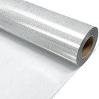 Silver Glitter Heat Transfer Vinyl 12" x 8 ft HTV by MerryMade