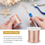 BENECREAT 18 Gauge 32 Yards Jewelry Beading Wire Tarnish Resistant Copper Wire - Image 4