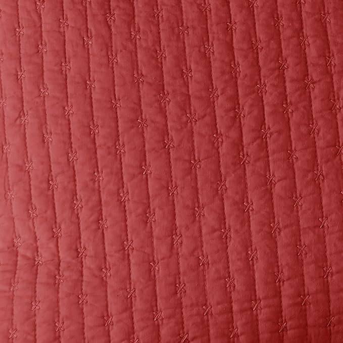 Levtex Home Cross Stitch Reversible King/Cal King Quilt Set - Image 6