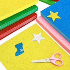 10 Sheets Glitter Cardstock Paper Self-adhesive Backs 30 X 20cm A4 Paper - Image 3