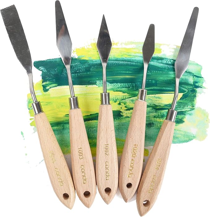 CONDA 11 Piece Stainless Steel Spatula Palette Knife Professional Palette Knife - Image 4